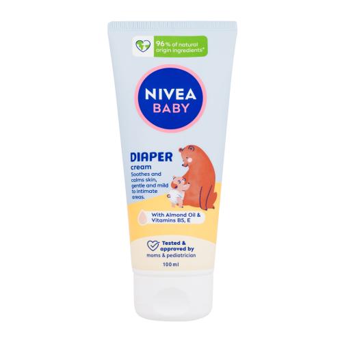 Nivea Baby Diaper Cream 100 ml upokojujúci krém na oblasť plienok pre deti