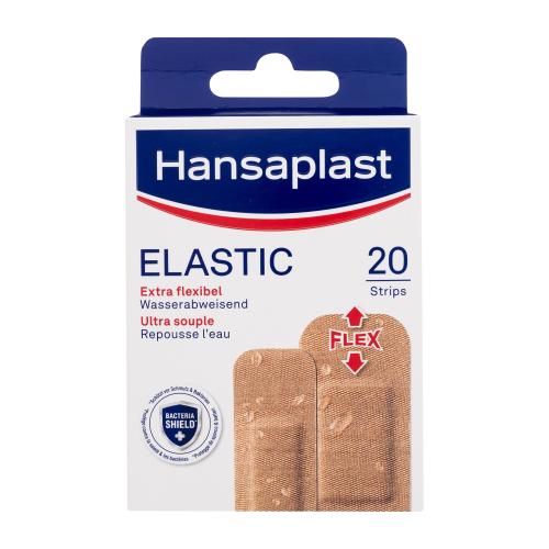 Hansaplast Elastic Extra Flexible Plaster extra pružné a vodoodolné náplasti unisex 20 ks náplastí