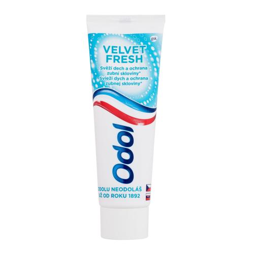 Odol Velvet Fresh 75 ml zubná pasta s fluoridom na ochranu zubnej skloviny unisex