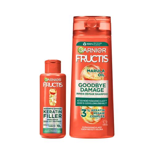Garnier Fructis Goodbye Damage Repairing Shampoo set pre ženy šampón 400 ml  maska na vlasy 200 ml