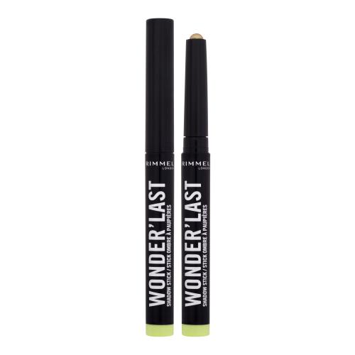 Rimmel London WonderLast Shadow Stick 1,64 g očné tiene v ceruzke pre ženy 008 Galactic Green