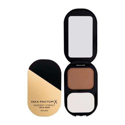 Max Factor Facefinity Compact SPF20 10 g vodoodolný púdrový make-up s uv ochranou pre ženy 009 Caramel