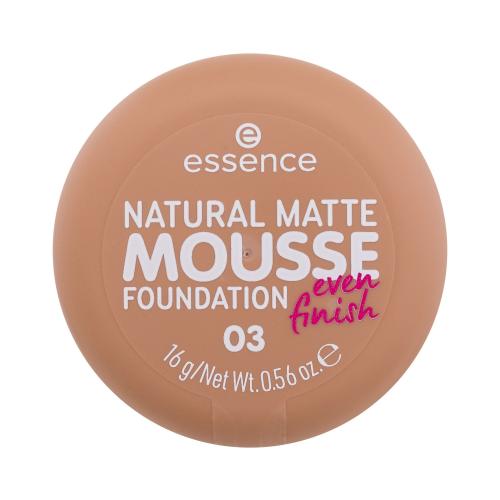Essence Natural Matte Mousse 16 g penový make-up pre matný vzhľad pre ženy 03