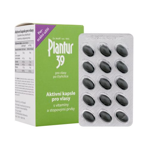 Plantur 39 Active Capsules For Hair 60 ks aktívne kapsule pre zdravé vlasy pre ženy
