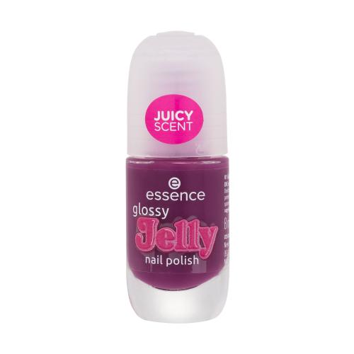 Essence Glossy Jelly 8 ml lak na nechty s ovocnou vôňou pre ženy 01 Summer Splash