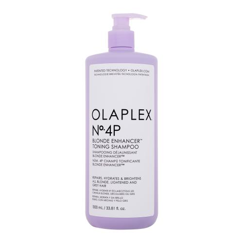 Olaplex Blonde Enhancer Noº.4P 1000 ml tónovací a regeneračný šampón na blond vlasy pre ženy