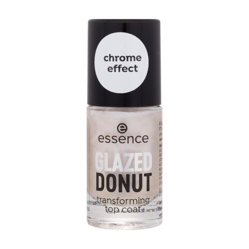 Essence Glazed Donut Transforming Top Coat 8 ml krycí lak na nechty s chrómovým efektom pre ženy