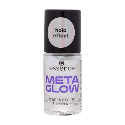 Essence Meta Glow Transforming Top Coat 8 ml krycí lak na nechty s duochromovým efektom pre ženy