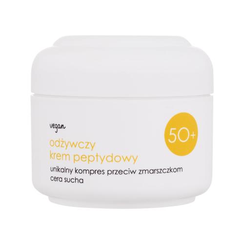 Ziaja 50 Nourishing Peptide Night Cream 50 ml výživujúci mastný krém s peptidmi na suchú zrelú pleť pre ženy