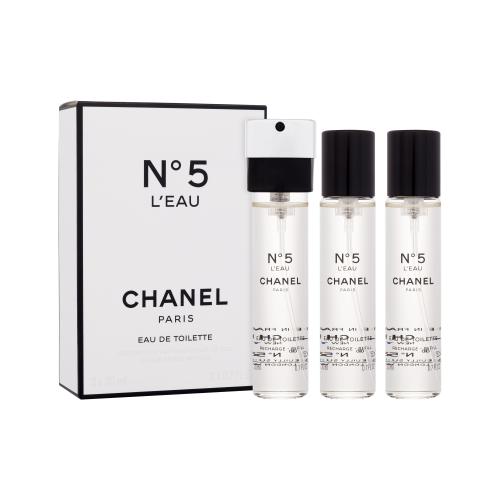 Chanel N°5 L´Eau 3x20 ml toaletná voda Náplň pre ženy miniatura