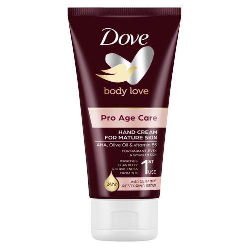 Dove Body Love Pro Age 75 ml výživujúci krém na ruky na zrelú pokožku pre ženy