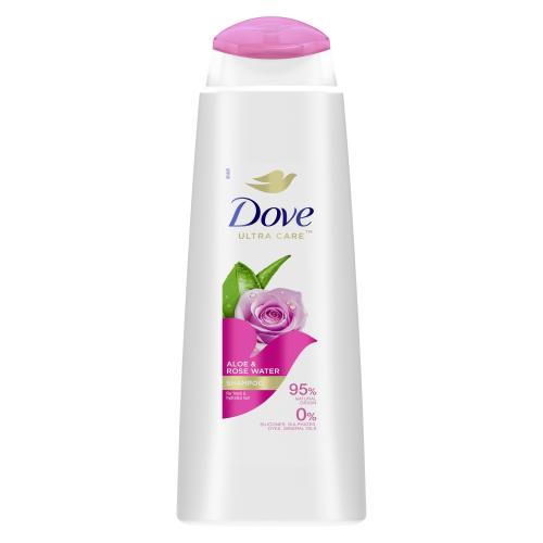 Dove Ultra Care Aloe Vera  Rose Water 400 ml osviežujúci hydratačný šampón pre ženy