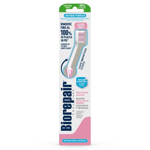 Biorepair Antibacterial Toothbrush Super Soft 1 ks antibakteriálna zubná kefka unisex
