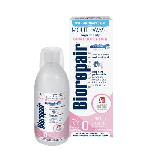 Biorepair Antibacterial Mouthwash Gum Protection 500 ml antibakteriálna ústna voda na ochranu ďasien unisex