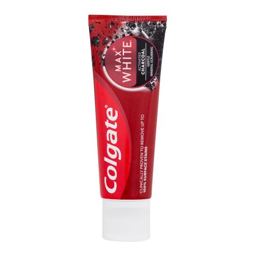 Colgate Max White Activated Charcoal 75 ml bieliaca zubná pasta s aktívnym uhlím unisex