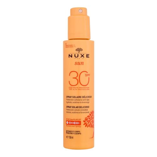 NUXE Sun Delicious Spray SPF30 150 ml opaľovacie mlieko v spreji na telo a tvár unisex