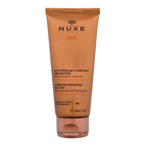 NUXE Sun Hydrating Enhancing Self-Tan 100 ml samoopaľovací bronzujúci krém na telo a tvár unisex