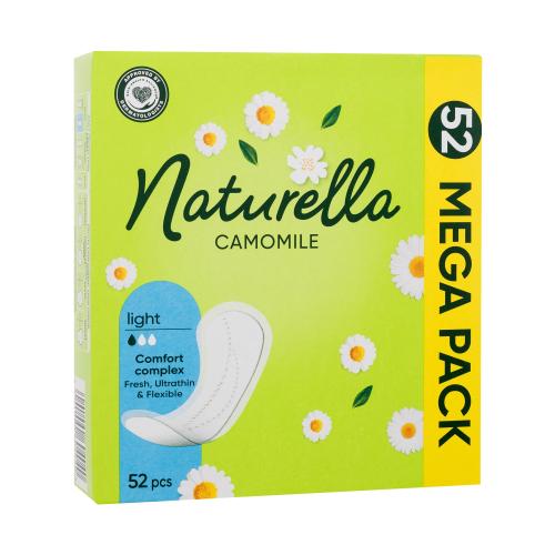 Naturella Camomile Light intímky s jemnou harmančekovou vôňou pre ženy slipová vložka 52 ks