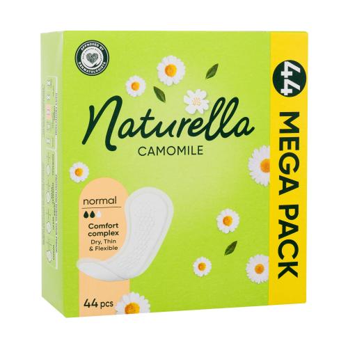 Naturella Camomile Normal intímky s jemnou harmančekovou vôňou pre ženy slipová vložka 44 ks