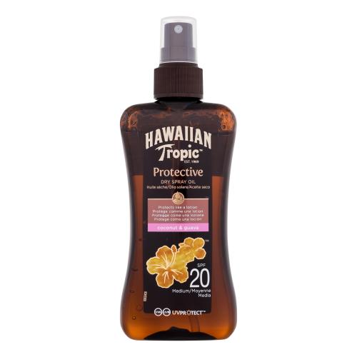Hawaiian Tropic Protective Dry Spray Oil SPF20 200 ml suchý olej na opaľovanie unisex