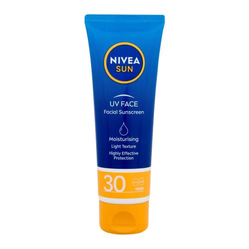 Nivea Sun UV Face SPF30 50 ml hydratačný opaľovací krém na tvár pre ženy
