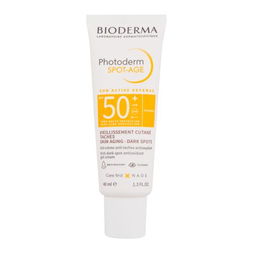 BIODERMA Photoderm Spot-Age SPF50 40 ml antioxidačný opaľovací pleťový krém proti vráskam a pigmentovým škvrnám unisex