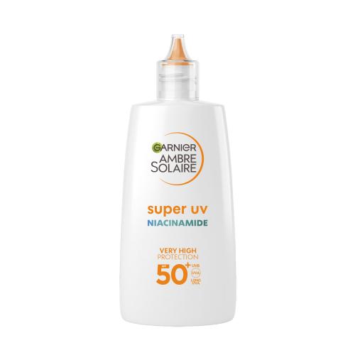 Garnier Ambre Solaire Super UV Niacinamide SPF50 40 ml opaľovací pleťový fluid proti nedokonalostiam unisex