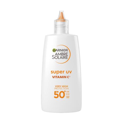 Garnier Ambre Solaire Super UV Vitamin C SPF50 40 ml opaľovací pleťový fluid proti tmavým škvrnám unisex