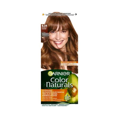 Garnier Color Naturals 40 ml permanentná farba na vlasy s vyživujúcimi olejmi pre ženy 6.34 Chocolate