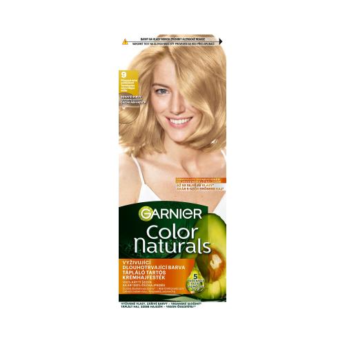 Garnier Color Naturals 40 ml permanentná farba na vlasy s vyživujúcimi olejmi pre ženy 9 Natural Extra Light Blonde