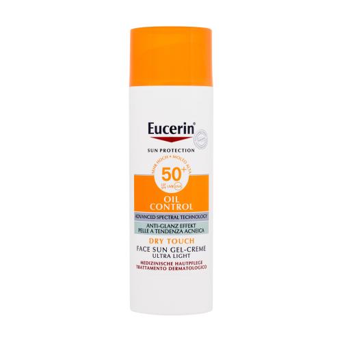 Eucerin Sun Oil Control Dry Touch Face Sun Gel-Cream SPF50 50 ml opaľovací gélový krém na tvár unisex