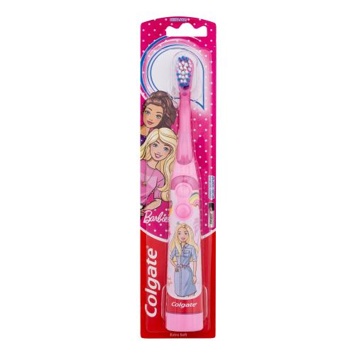 Colgate Kids Barbie Battery Powered Toothbrush Extra Soft 1 ks zubná kefka na batérie pre deti
