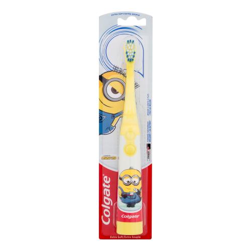 Colgate Kids Minions Battery Powered Toothbrush Extra Soft 1 ks zubná kefka na batérie pre deti
