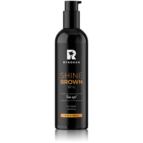 Byrokko Shine Brown Oil 150 ml telový olej na podporu opálenia pre ženy