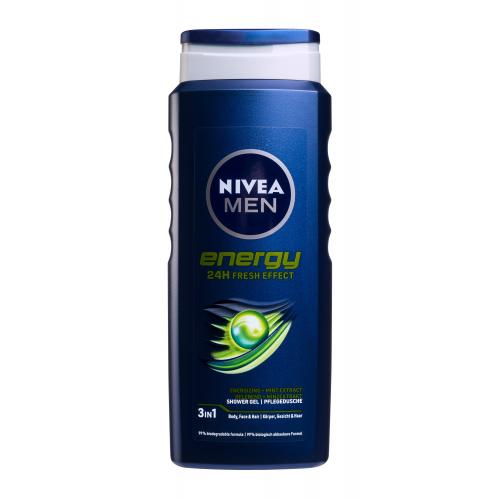 Nivea Men Energy 500 ml sprchovací gél na telo, tvár a vlasy pre mužov