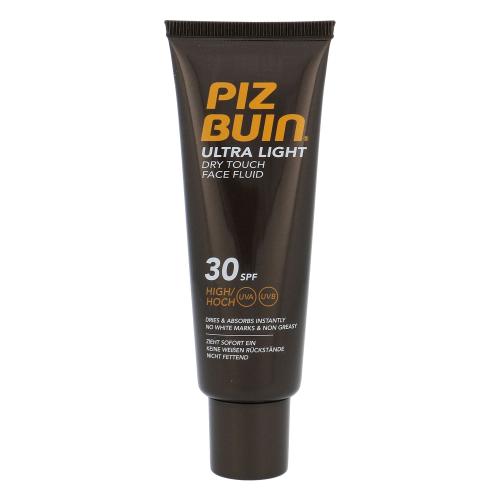 PIZ BUIN Ultra Light Dry Touch Face Fluid SPF30 50 ml ochranný fluid na opaľovanie unisex