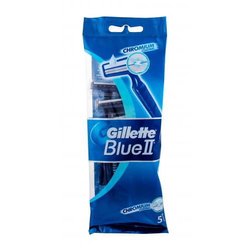Gillette Blue II jednorazové holiace strojčeky pre mužov jednorazové holiace strojčeky 5 ks