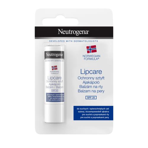 Neutrogena Norwegian Formula Lip Care SPF20 4,8 g balzam pre suché a popraskané pery unisex