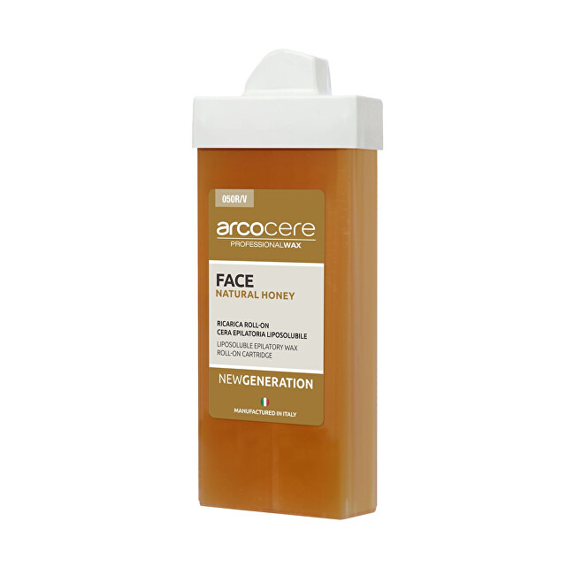 Arcocere Epilačný vosk na tvár Professional Wax Face Natura l Honey (Roll-On Cartidge) 100 ml