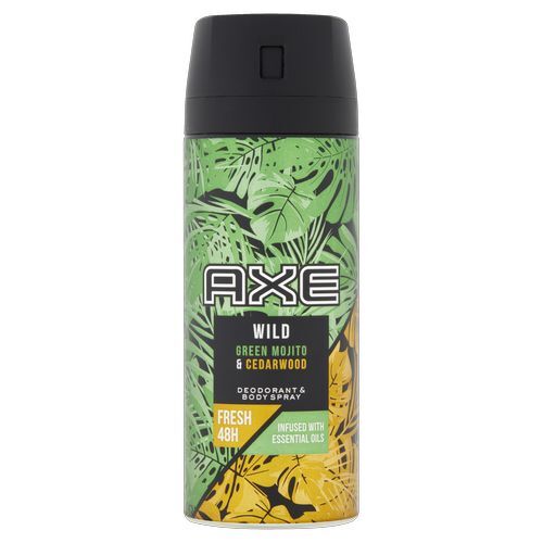 Axe Tělový sprej pre mužov Wild Green Mojito & Cedarwood 150 ml