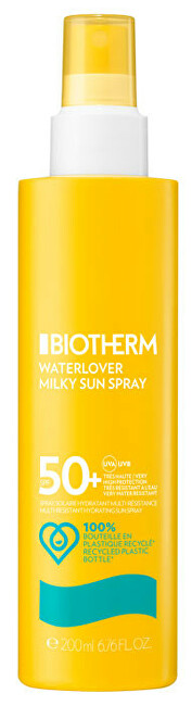 Biotherm Sprej na opaľovanie SPF 50 Waterlover (Milky Sun Spray) 200 ml