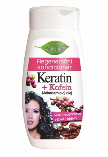 Bione Cosmetics Regeneračný kondicionér Keratin   Kofein 260 ml