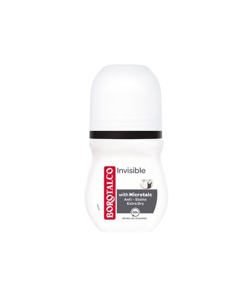 Borotalco Guličkový dezodorant Invisible 50 ml