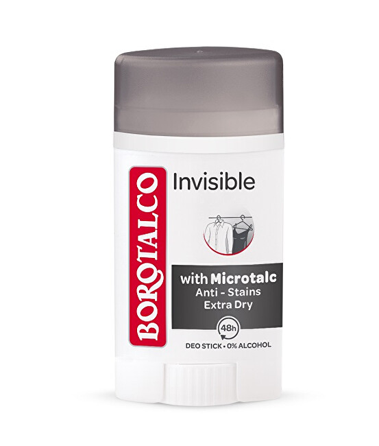 Borotalco Tuhý dezodorant Invisible 40 ml