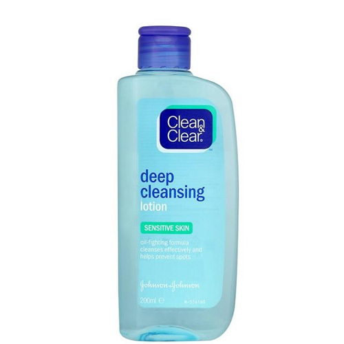 Clean & Clear Hĺbkovo čistiaca pleťová voda pre citlivú pleť (Deep Clansing Lotion For Sensitive Skin) 200 ml