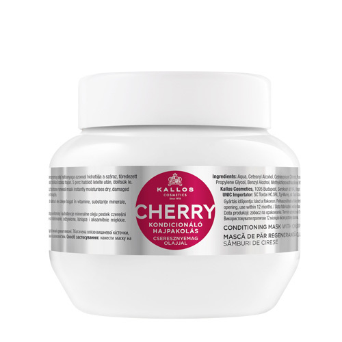 Kallos Jemná hydratačná maska ​​na vlasy s čerešní a vitamíny (Conditioning Cherry Hair Mask) 275 ml