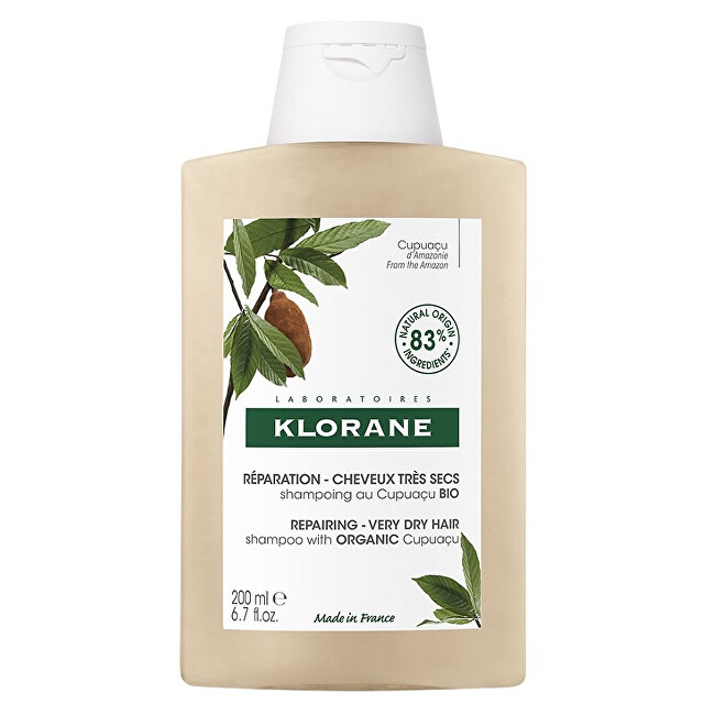 Klorane Vyživujúci šampón pre suché vlasy Bio Maslo Cupuaçu BIO ( Repair ing Shampoo) 200 ml