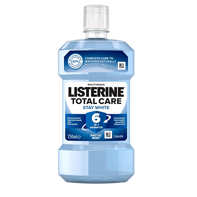 Listerine Ústna voda s bieliacim účinkom Total Care Stay White 250 ml