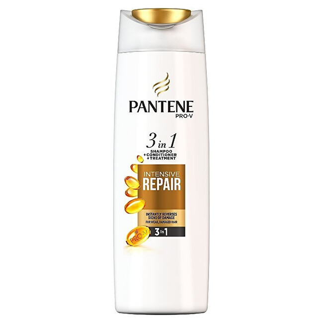 Pantene Šampón pre poškodené vlasy 3 v 1 ( Intensive Repair Shampoo   Conditioner   Treatment) 360 ml