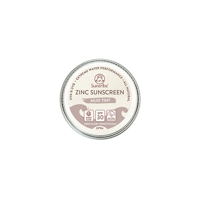 Suntribe Prírodný opaľovací krém so zinkom SPF 30 Obličej & Sport telová 15 g